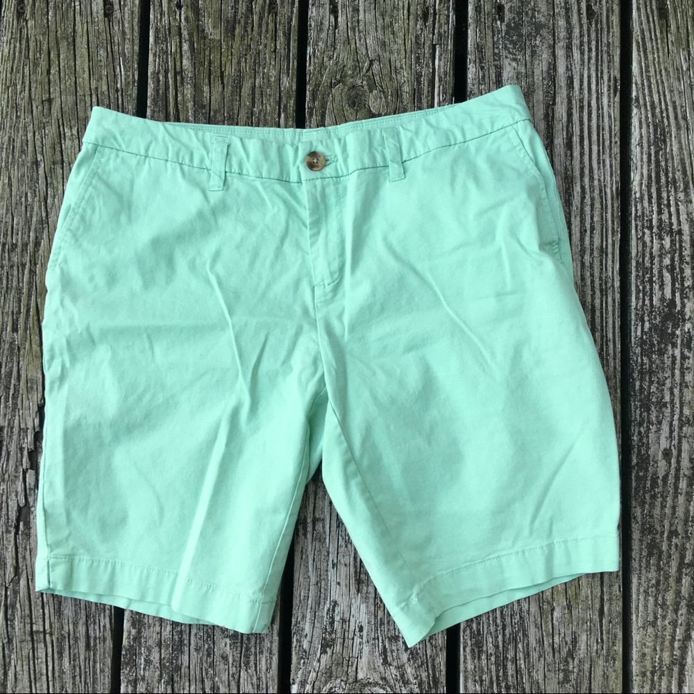 Seafoam Green Bermuda Shorts